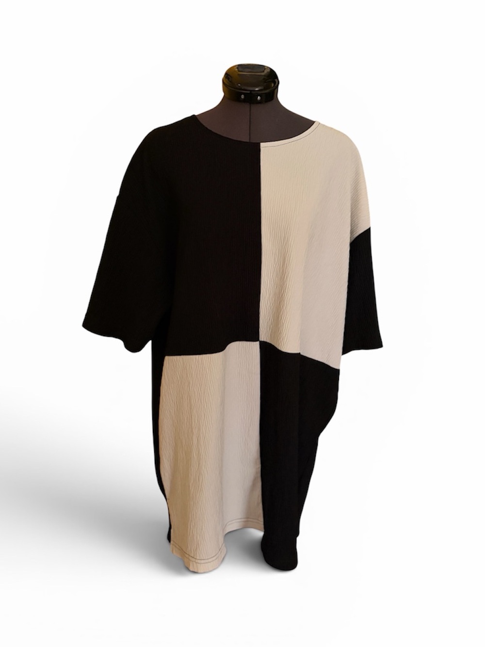 Colorblock dress/oversized top - Picture 3 of 4